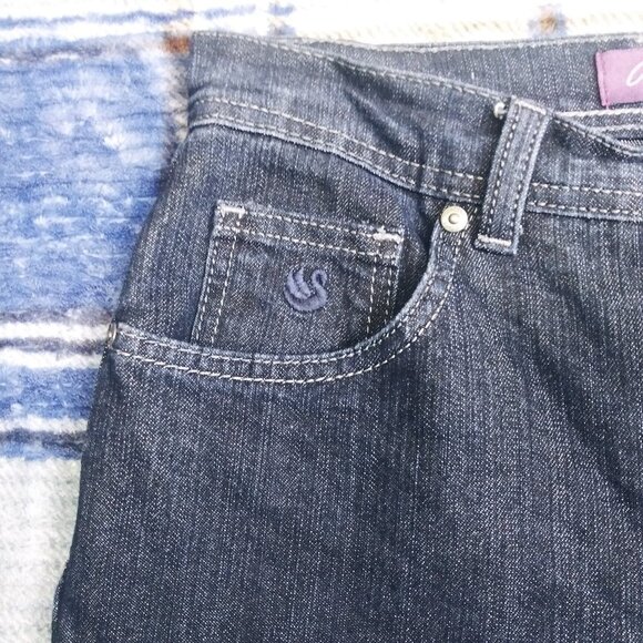 Gloria Vanderbilt Amanda Short Jeans Size 8 - Picture 3 of 8